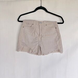 American Eagle size 00 tan “ripped” shorts Like NEW!!